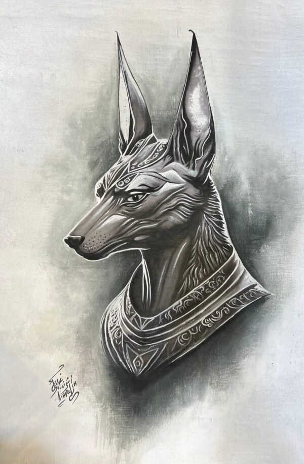 Anubis Head Charcoal